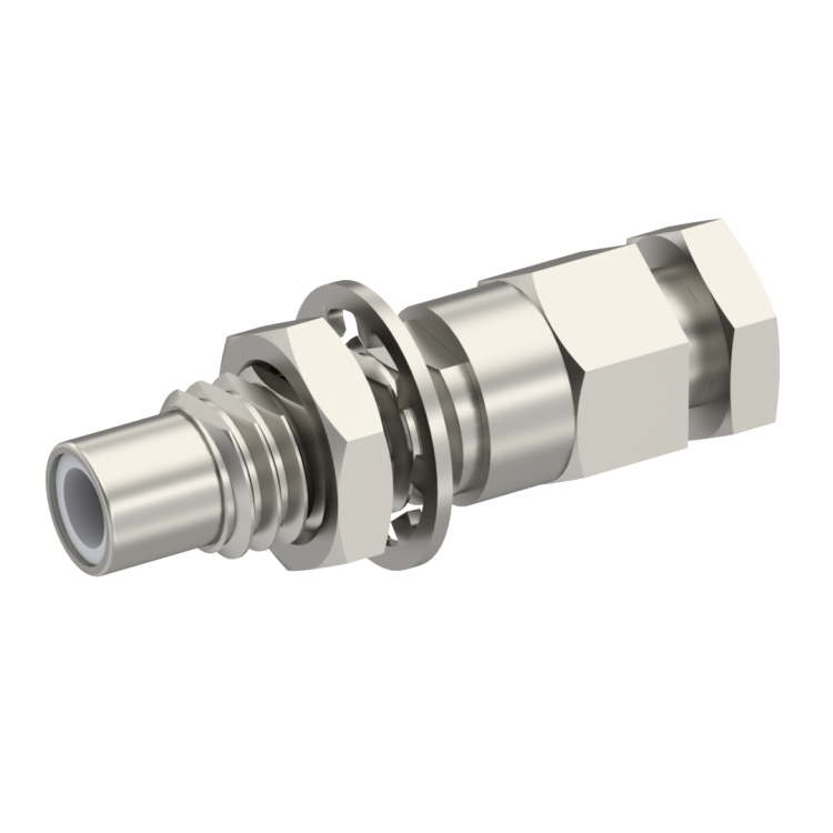 SMC / STRAIGHT JACK MALE CLAMP TYPE FOR 2.6/50 S CABLE NICKEL