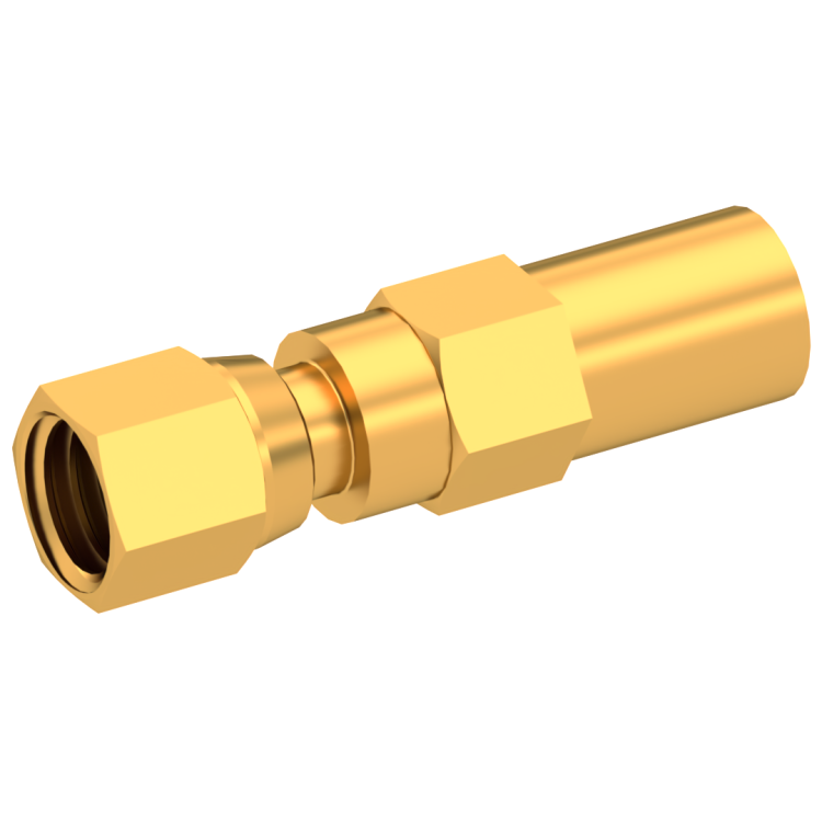 SMC / STRAIGHT PLUG FEMALE GOLD 51OHM, 1/2 WATT, 5%