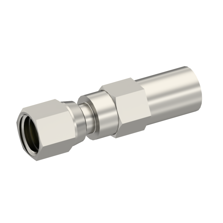 SMC / STRAIGHT JACK MALE NICKEL 51OHM, 1/2 WATT, 5%