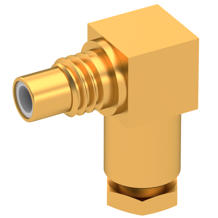 SMC / RIGHT ANGLE JACK MALE CLAMP TYPE FOR 2/50 S CABLE GOLD