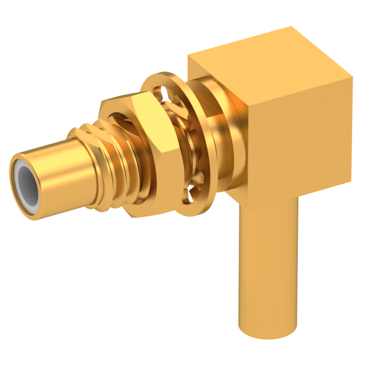 SMC / RIGHT ANGLE JACK MALE CRIMP TYPE FOR 2/50 S CABLE GOLD