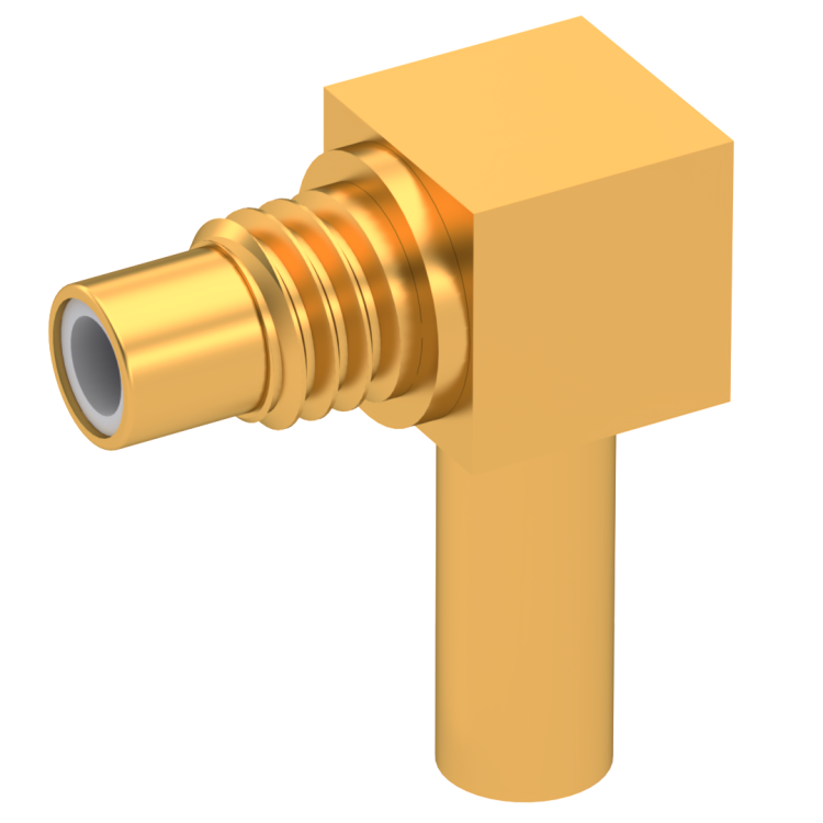 SMC / RIGHT ANGLE JACK MALE CRIMP TYPE FOR 2/50 D CABLE NICKEL SMC / RIGHT ANGLE JACK MALE CRIMP TYPE FOR 2/50 D CABLE NICKEL