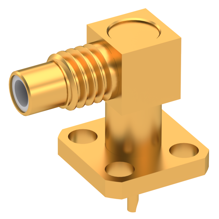SMC / RIGHT ANGLE JACK MALE GOLD