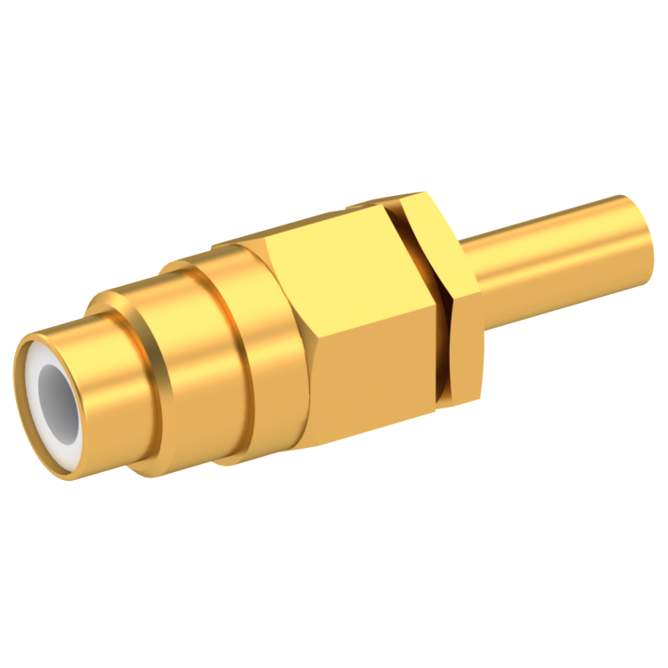 75 OHM / STRAIGHT JACK MALE CRIMP TYPE FOR 2.6/75 S GOLD