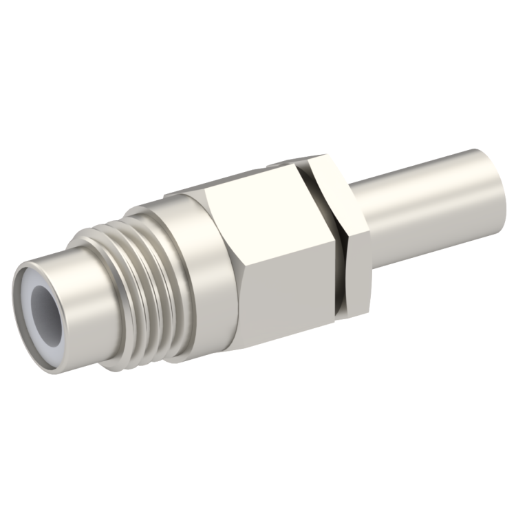 75 OHM / STRAIGHT JACK MALE CRIMP TYPE FOR 3.8/95 S NICKEL