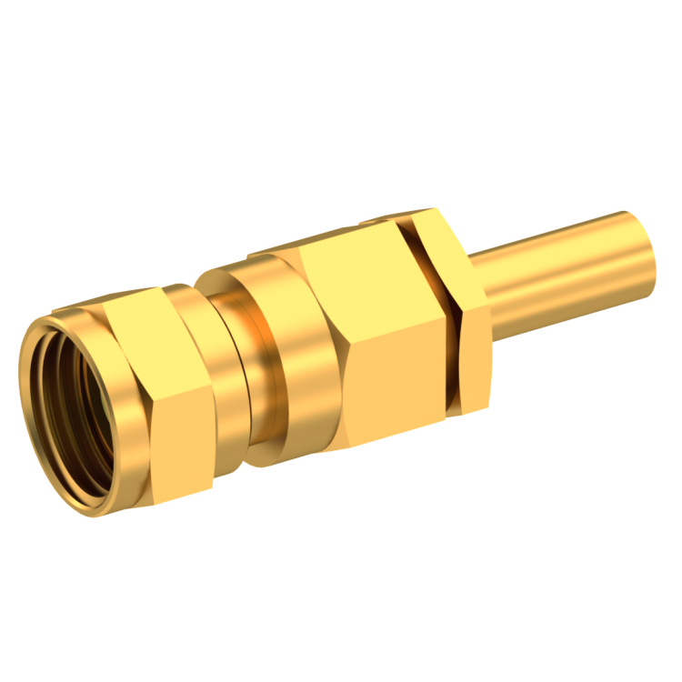75 OHM / STRAIGHT PLUG FEMALE CRIMP TYPE FOR 2.6/75 S GOLD
