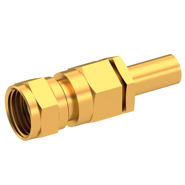 75 OHM / STRAIGHT PLUG FEMALE CRIMP TYPE FOR 3.8/95 S GOLD