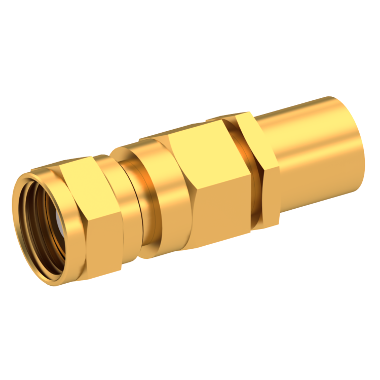 75 OHM / STRAIGHT PLUG FEMALE CRIMP TYPE FOR 6/75 S GOLD