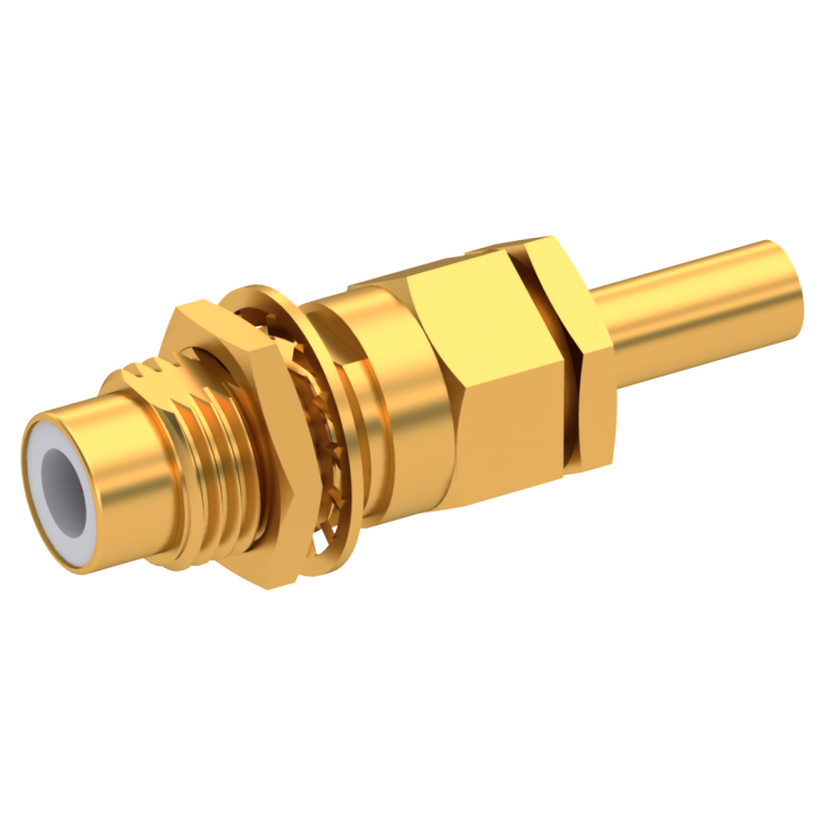 75 OHM / STRAIGHT JACK MALE CRIMP TYPE FOR 2.6/75 S GOLD