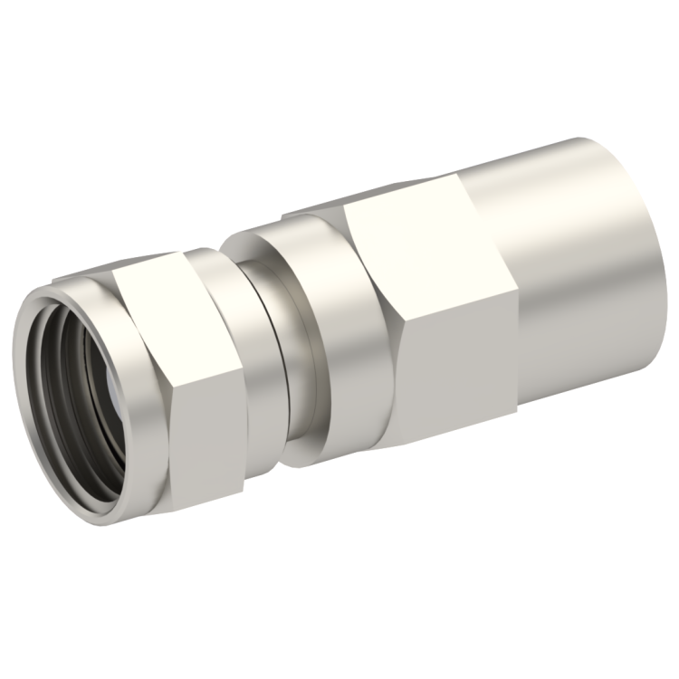 75 OHM / STRAIGHT PLUG FEMALE NICKEL 1/2 WATT, 5%