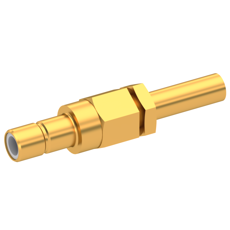 SMB / STRAIGHT JACK MALE CRIMP TYPE FOR 2/50 S CABLE GOLD