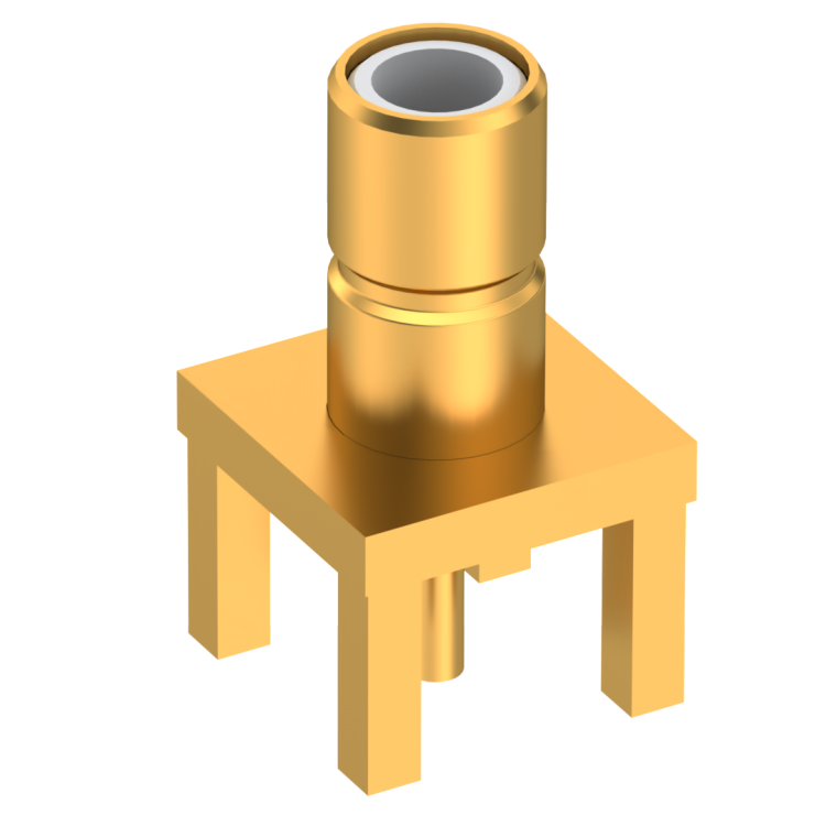 SMB / EDGE CARD JACK RECEPTACLE MALE GOLD