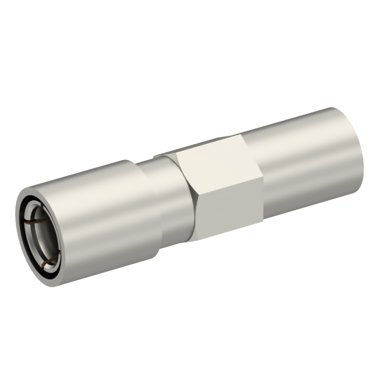 SMB / STRAIGHT PLUG FEMALE NICKEL 51OHM, 1/2 WATT, 5%