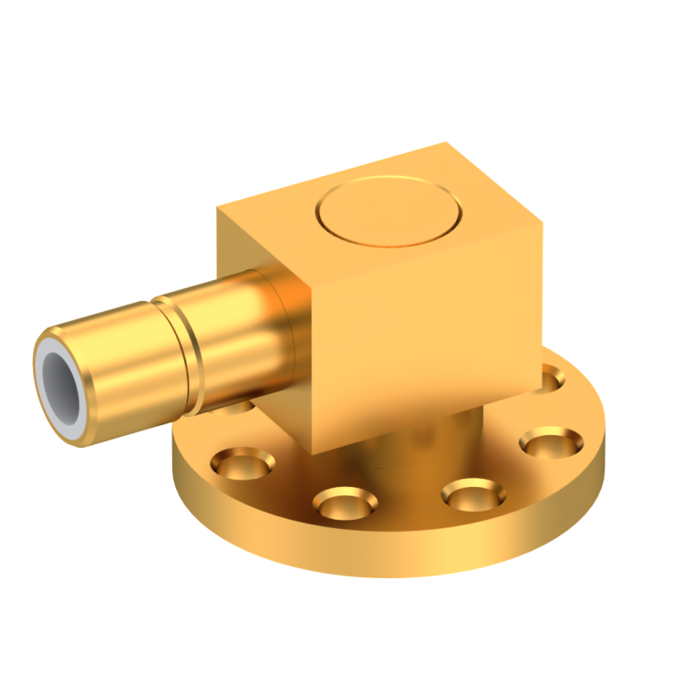 SMB / RIGHT ANGLE JACK MALE GOLD REMOVABLE REAR CONTACT