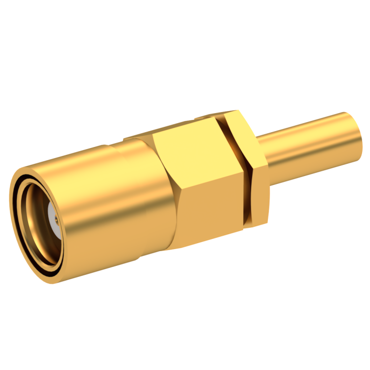 75 OHM / STRAIGHT PLUG FEMALE CRIMP TYPE FOR 2.6/75 S GOLD