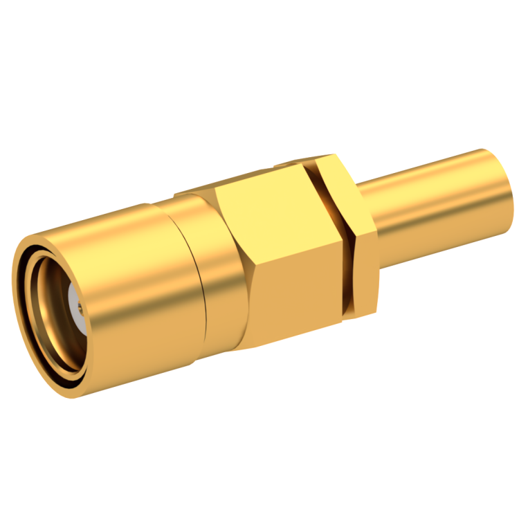 75 OHM / STRAIGHT PLUG FEMALE CRIMP TYPE FOR 3.8/95 S GOLD