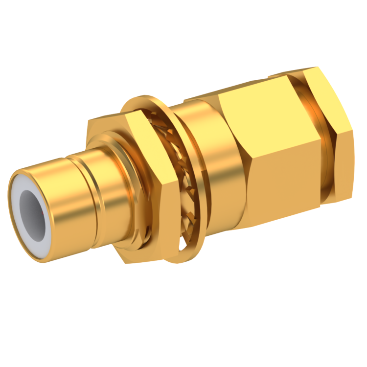 75 OHM / STRAIGHT JACK MALE CLAMP TYPE FOR 6/75 S GOLD