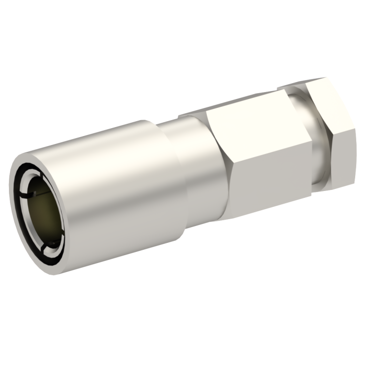 SLB / STRAIGHT PLUG FEMALE CLAMP TYPE FOR 2/50 D CABLE NICKEL SLB / STRAIGHT PLUG FEMALE CLAMP TYPE FOR 2/50 D CABLE NICKEL