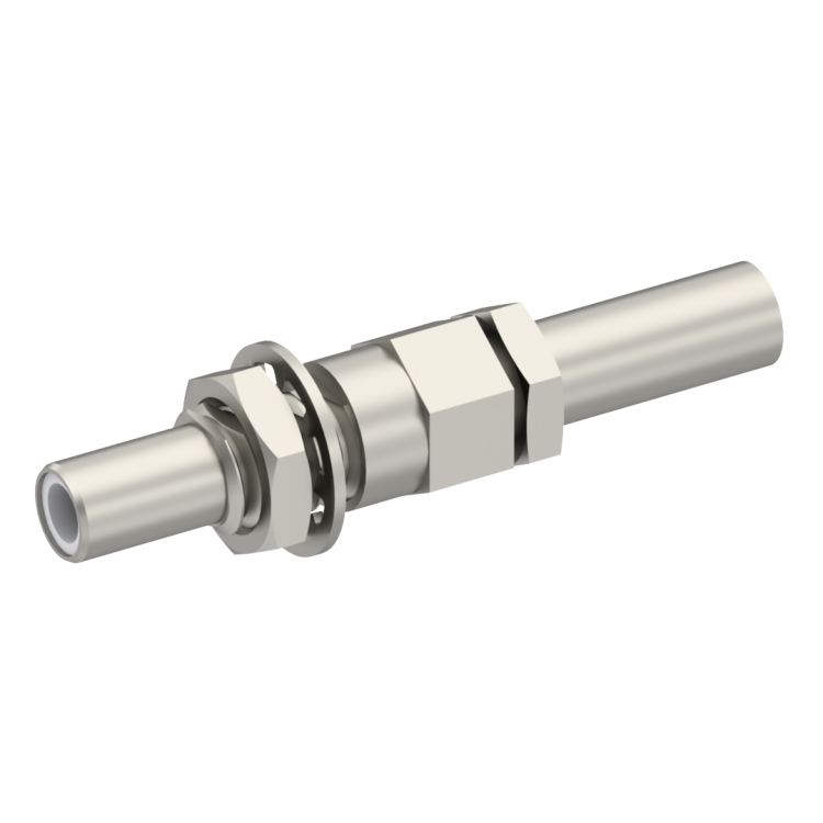 SLB / STRAIGHT JACK MALE CRIMP TYPE FOR 2.6/50 S CABLE NICKEL