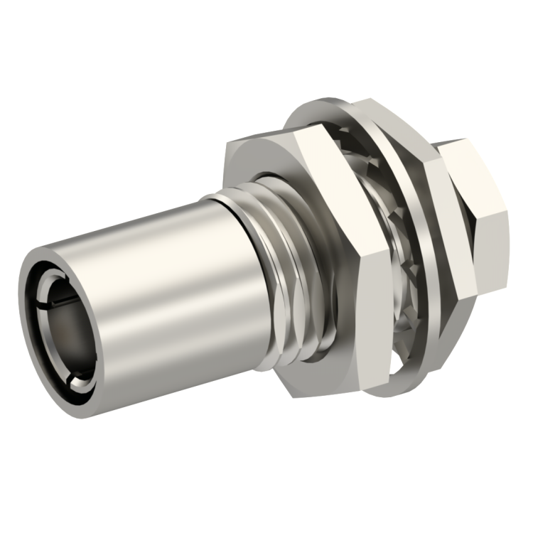 SLB / STRAIGHT PLUG FEMALE CLAMP TYPE FOR 2.6/50 S CABLE NICKEL