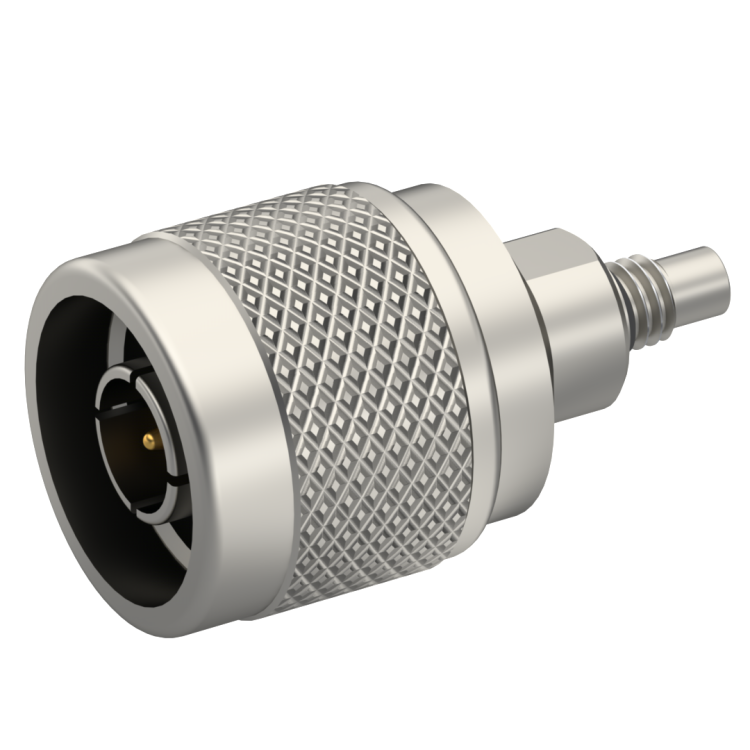 SMC / N STRAIGHT JACK/PLUG MALE/MALE NICKEL