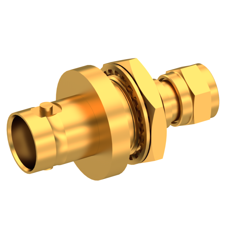75 OHM / BNC STRAIGHT PLUG/JACK FEMALE/FEMALE GOLD