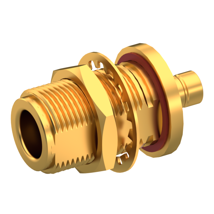 N / 75 OHM STRAIGHT JACK/JACK FEMALE/MALE GOLD N / 75 OHM STRAIGHT JACK/JACK FEMALE/MALE GOLD