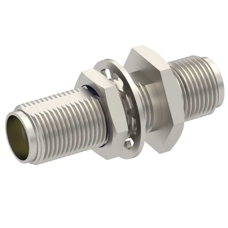SMA / SMA STRAIGHT JACK/JACK FEMALE/FEMALE PASSIVATED