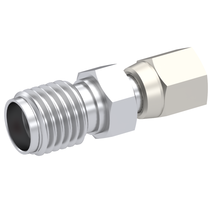 SMC / SMA STRAIGHT PLUG/JACK FEMALE/FEMALE PASSIVATED