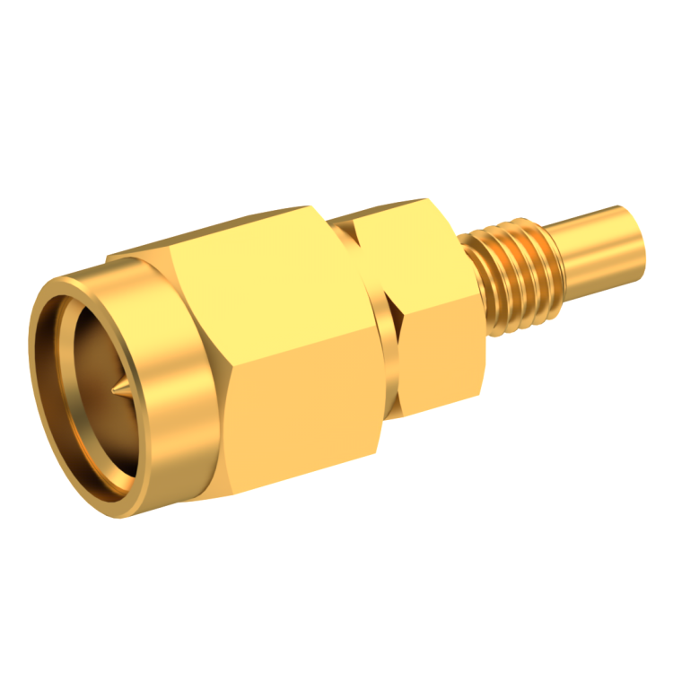 SMA / SSMC STRAIGHT PLUG/JACK MALE/MALE GOLD SMA / SSMC STRAIGHT PLUG/JACK MALE/MALE GOLD