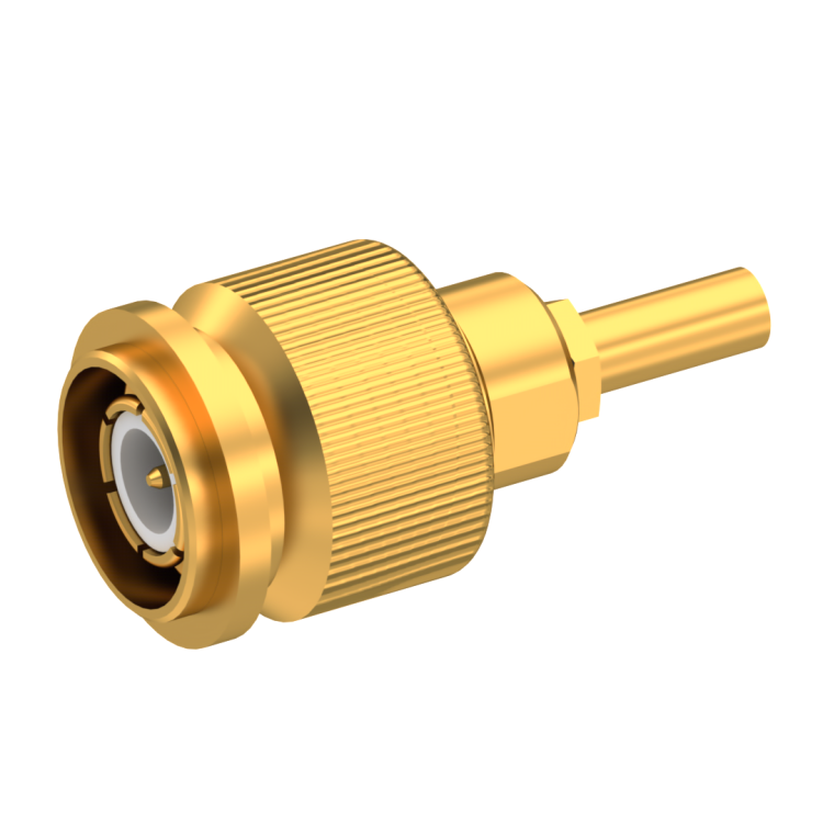 TNC / STRAIGHT PLUG MALE CRIMP TYPE FOR 2/50 S CABLE GOLD TNC / STRAIGHT PLUG MALE CRIMP TYPE FOR 2/50 S CABLE GOLD
