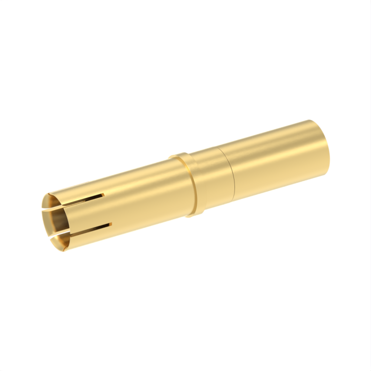 Size 9 Coaxial Socket contact for RG142, RG223 cables - Non environmental (DSX 404 SERIES)