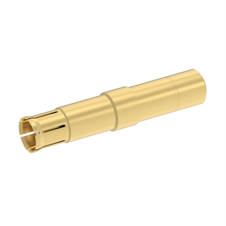 Size 9 Socket Concentric Twinax Contact for MIL-C-17/176-00002 Cable - Non Environmental - (DSX MIL SERIES)