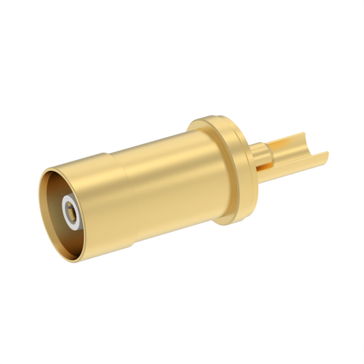 Size 1 Socket Coaxial contact for RG142 RG223 cable - Non environmental -(DSX MIL  & 404 SERIES)