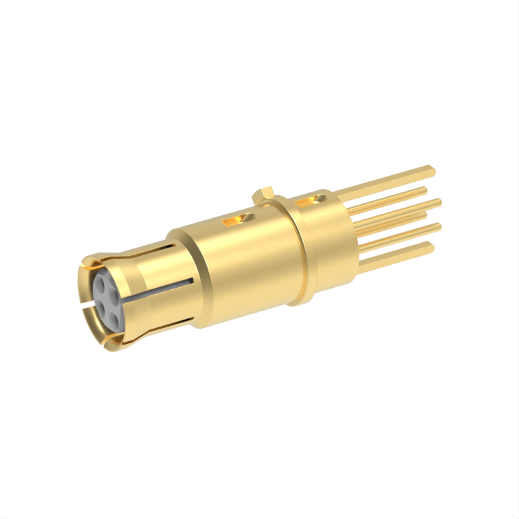 Size 8 Socket Quadrax Contact for PC TAIL - RB - (EPXA & B / QM SERIES)