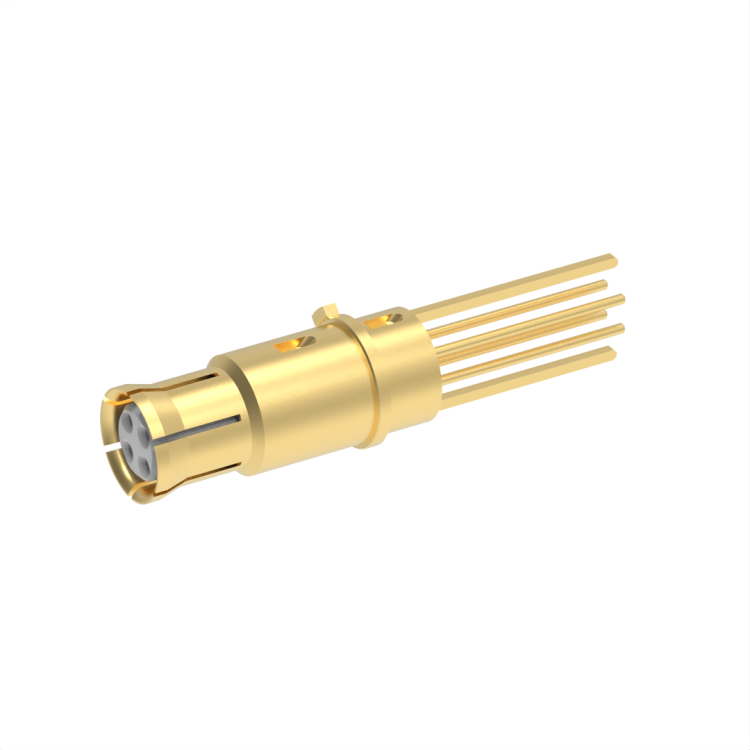 Size 8 Socket Quadrax Contact for PC TAIL - RD - (EPXA & B / QM SERIES)