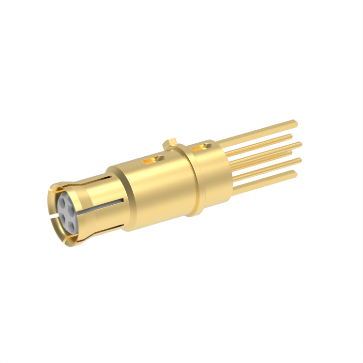 Size 8 Socket Quadrax Contact for PC TAIL - ZC - (EPXA & B / QM SERIES)