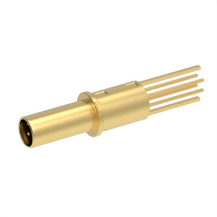 Size 8 Pin Quadrax Contact for PC TAIL - RD - (EPXA & B / QM SERIES)