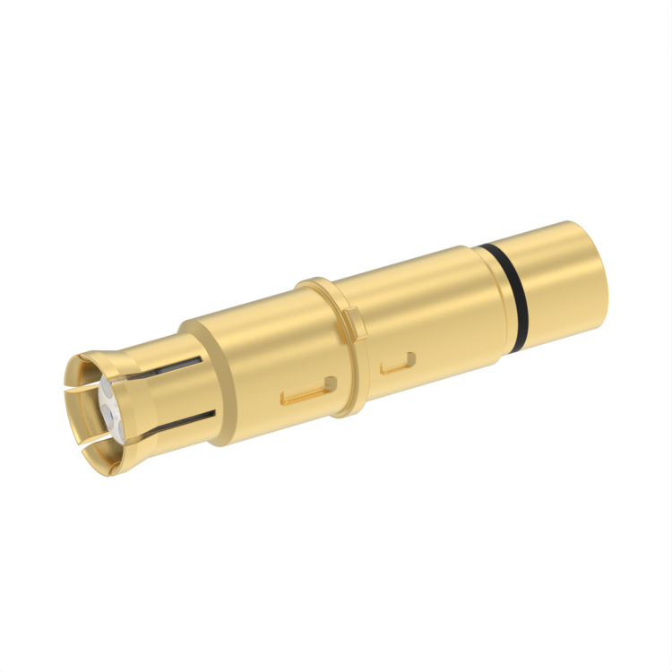 Size 8 Socket Quadrax contact for TENSOLITE NF24Q100 -ECS 422404 -THERMAX MX100Q24 cable -  ARINC 600 NSX, DSX, MPX SERIES / HDQX/ QM / EPX / QR