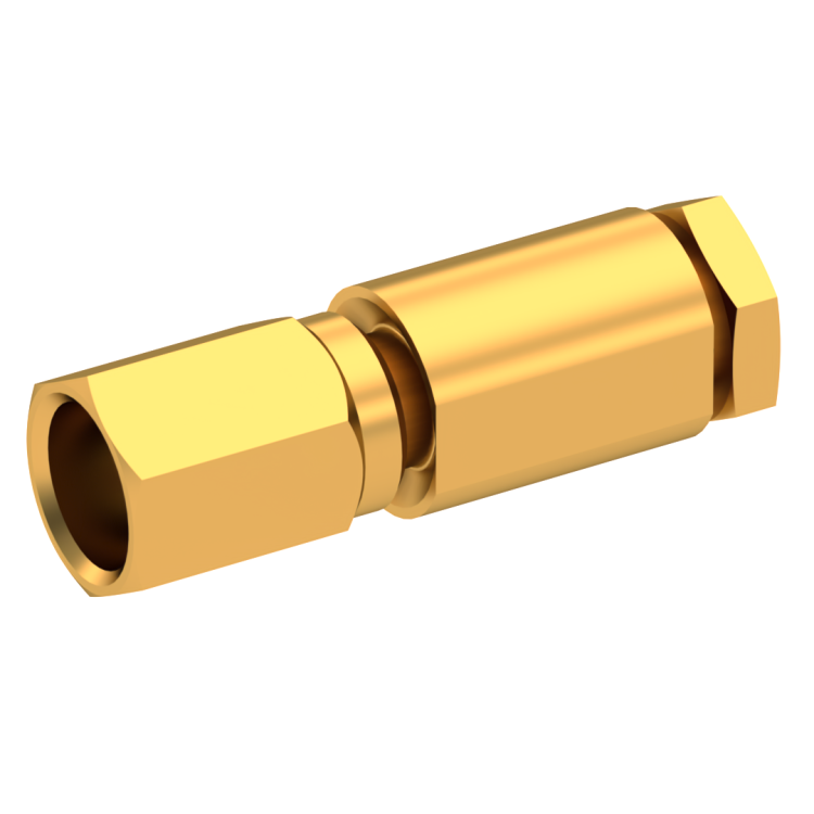 SSMC / STRAIGHT PLUG FEMALE CLAMP TYPE FOR .085''/50 SR GOLD