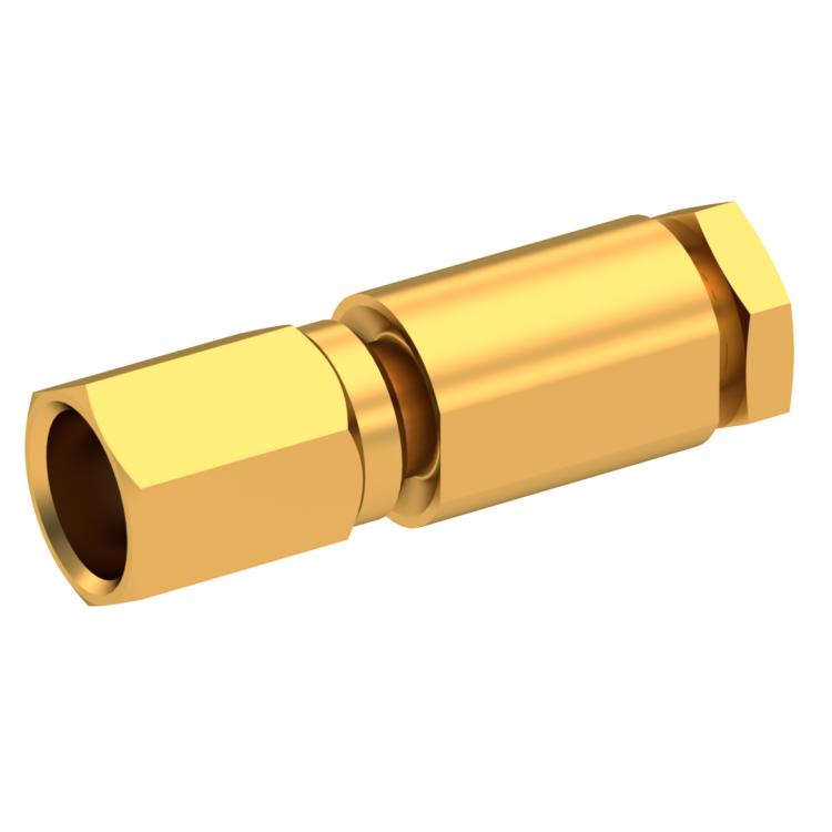SSMC / STRAIGHT PLUG FEMALE SOLDER TYPE FOR .056" SR GOLD