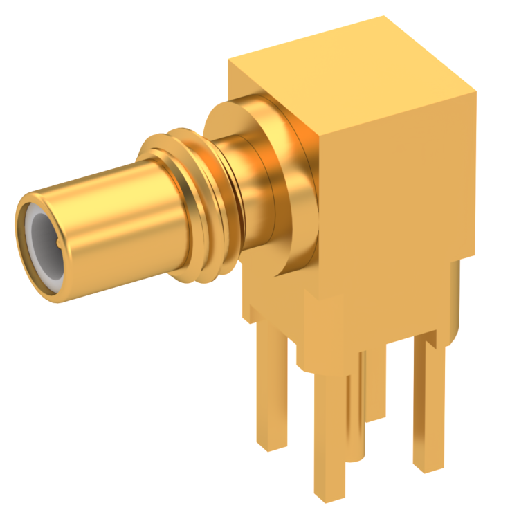 SSMC / RIGHT ANGLE JACK MALE GOLD
