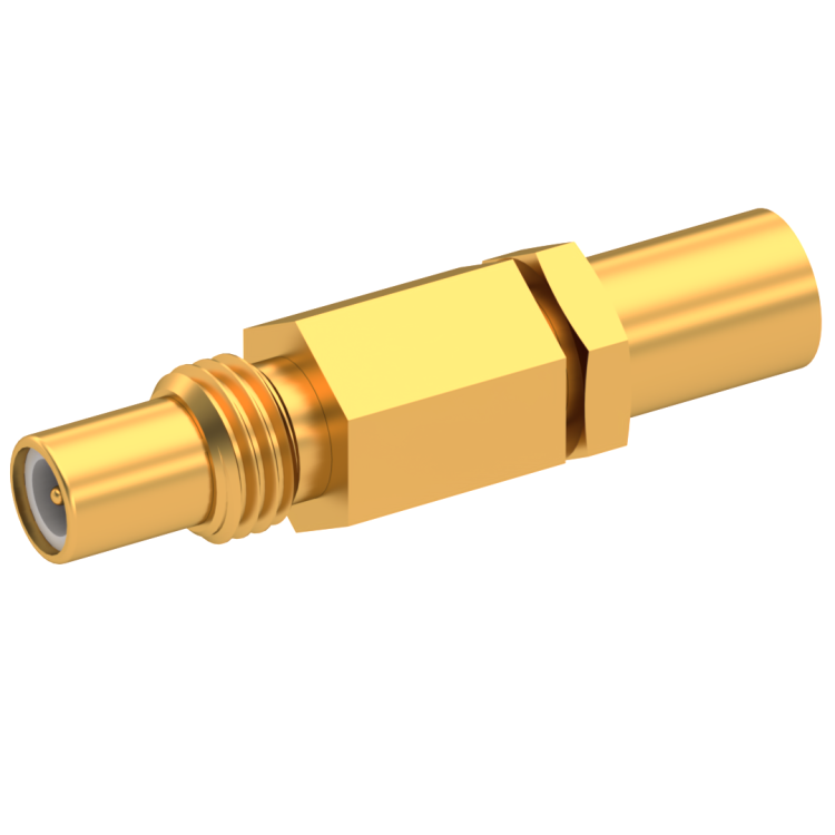 SSMC / STRAIGHT JACK MALE CRIMP TYPE FOR 2/50 S CABLE GOLD