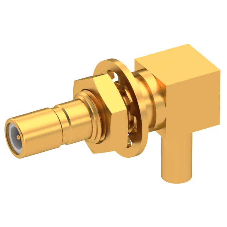 SSMB / RIGHT ANGLE JACK MALE SOLDER TYPE FOR .047''/50 SR GOLD