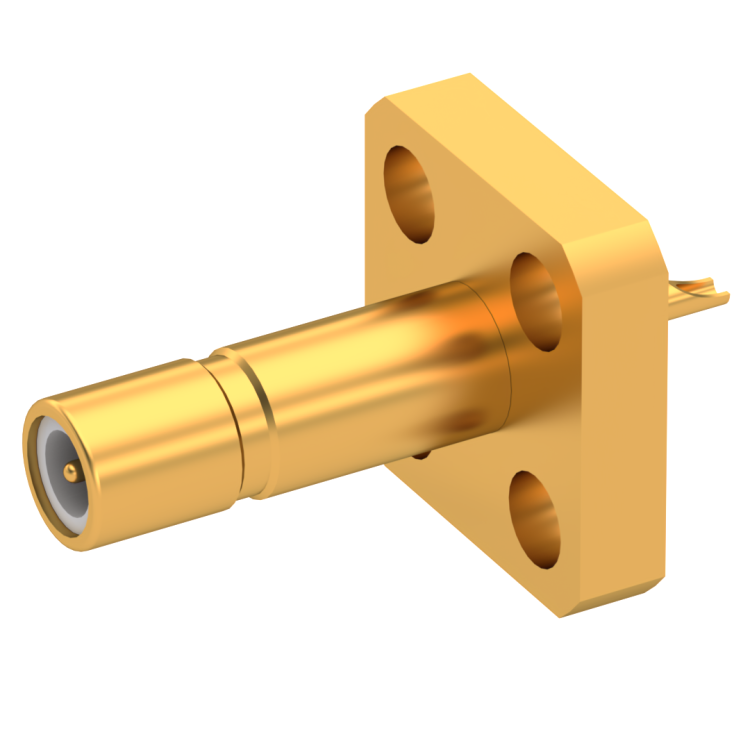 SSMB / STRAIGHT RECEPTACLE MALE GOLD STAINLESS STEEL BODY