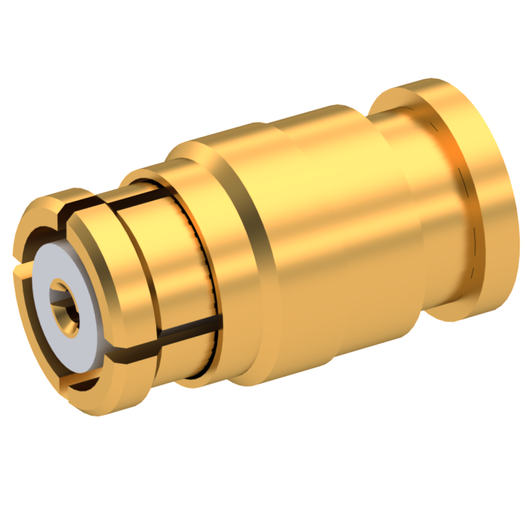SMP / STRAIGHT PLUG FEMALE SOLDER TYPE FOR .085''/50 SR CABLE GOLD STANDARD SMP / STRAIGHT PLUG FEMALE SOLDER TYPE FOR .085''/50 SR CABLE GOLD STANDARD