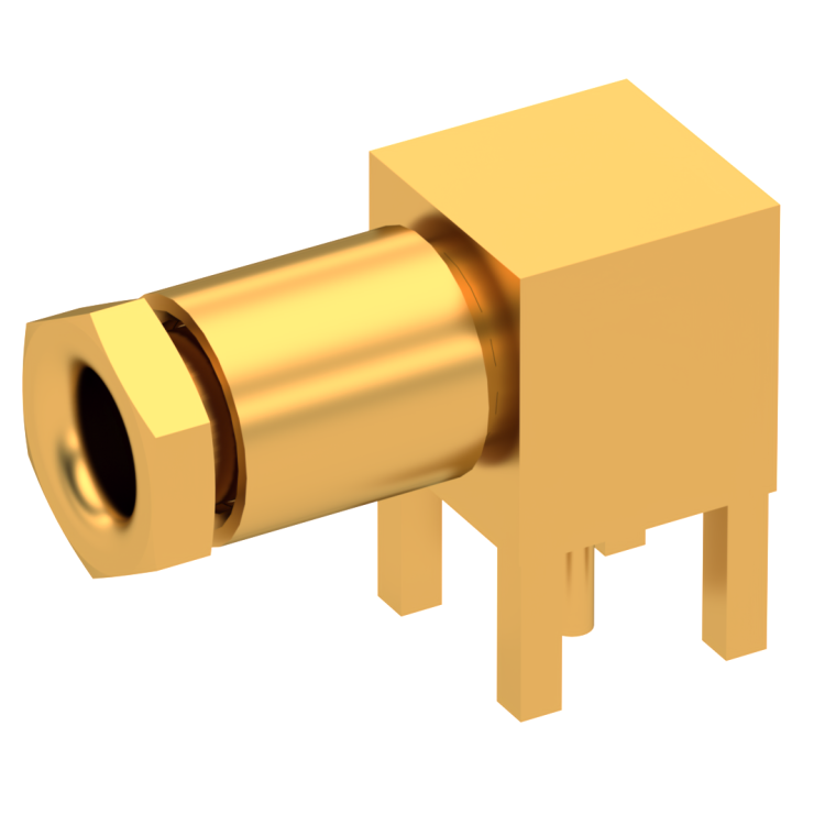 CABLE TERMINATION RIGHT ANGLE  CLAMP TYPE FOR 2.6/50 S CABLE GOLD 