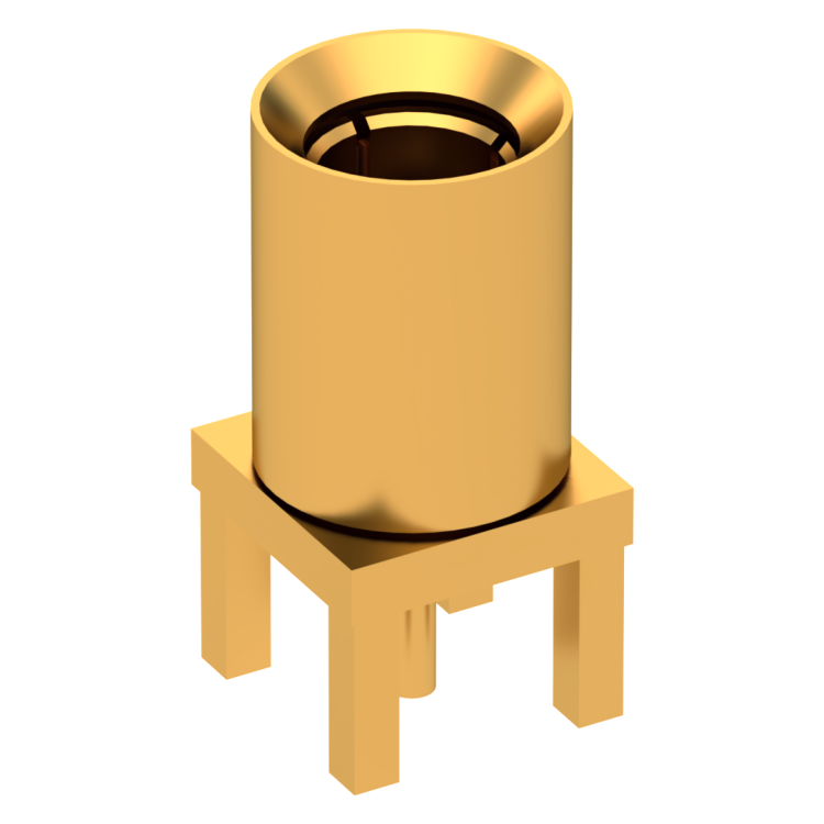 SLB / STRAIGHT PLUG FEMALE GOLD