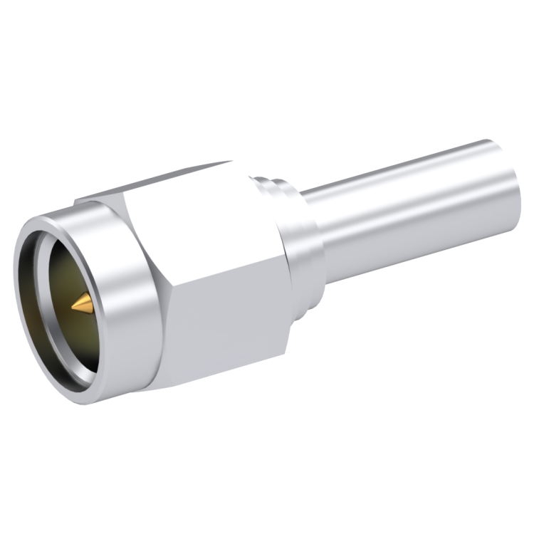SMA / STRAIGHT PLUG MALE CRIMP TYPE FOR 5/50 S PASSIVATED NON-CAPTIVE CONTACT