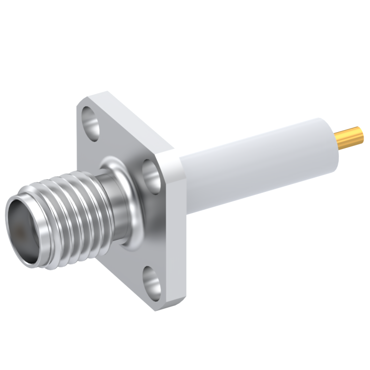 SMA / STRAIGHT JACK RECEPTACLE FEMALE PASSIVATED CAPTIVE CONTACT